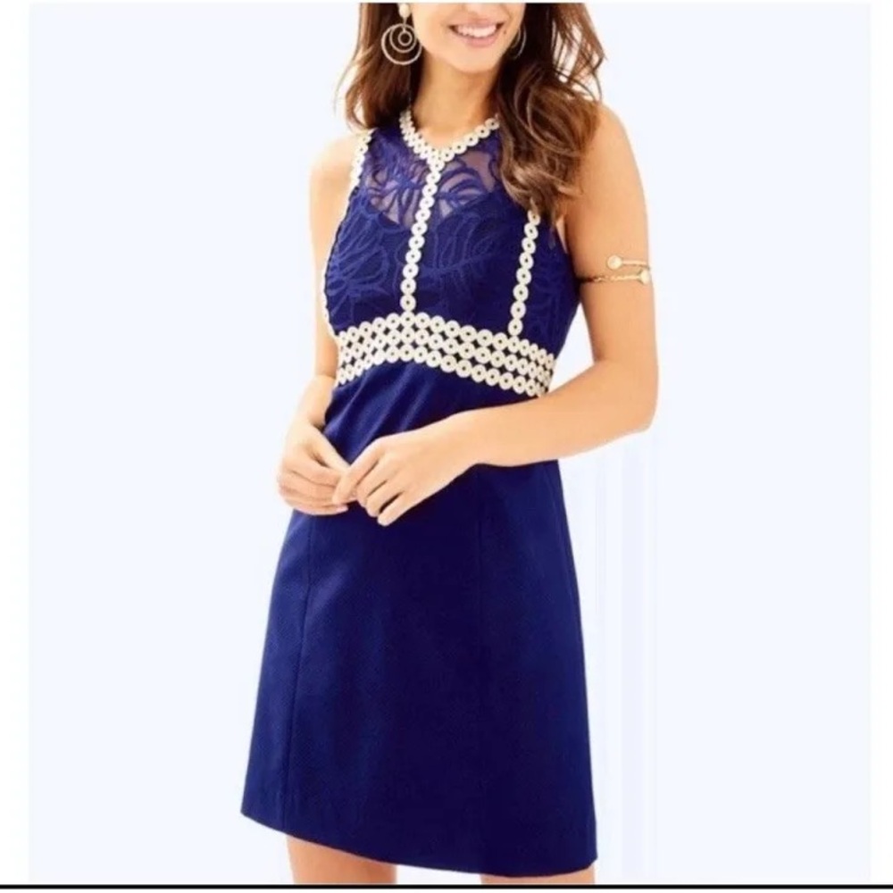 Lilly Pulitzer Women's Leigh Stretch Shift Dress (Size 10)
